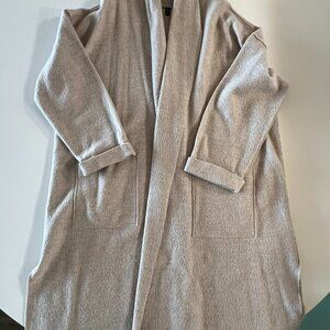 XL Eileen Fisher 100% Lightweight Long Wool coat